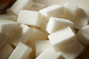 Sugar cubes view