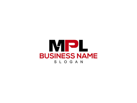 Letter MPL Logo Icon Vector Image Design For Company or Business
