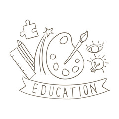 Concept of education background