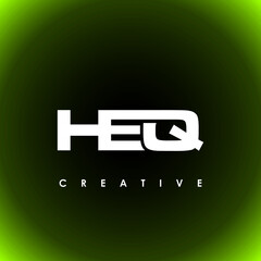 HEQ Letter Initial Logo Design Template Vector Illustration