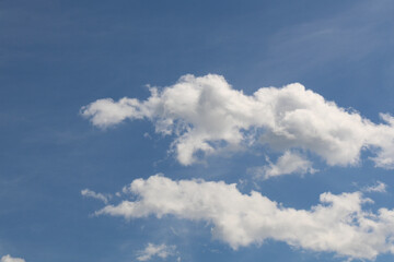 Blue sky and white clouds, blue sky and white clouds background