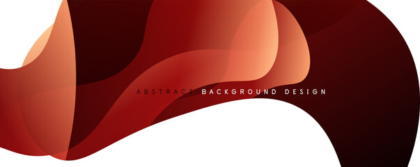 Trendy simple fluid color gradient abstract background with dynamic wave line effect. Vector Illustration For Wallpaper, Banner, Background, Card, Book Illustration, landing page