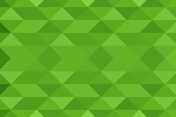 Fototapeta na wymiar Abstract geometric background. Triangular pixelation. Mosaic, green gradient.