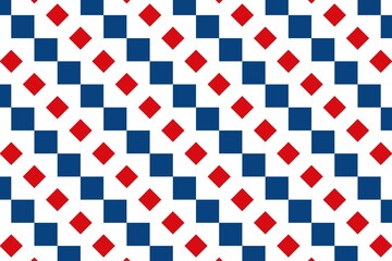 Fototapeta premium Simple geometric pattern in the colors of the national flag of Czech Republic