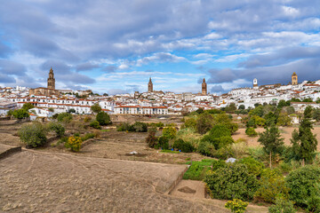 Obraz na płótnie Canvas Jerez de los Caballeros, City at Badajoz, Extremadura in Spain