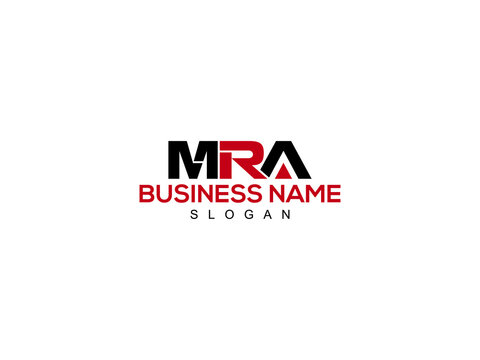 Letter MRA Logo Icon Vector Image Design For Company or Business