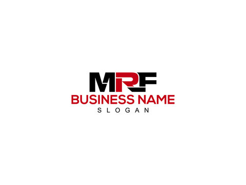 Letter MRF Logo Icon Vector Image Design For Company or Business