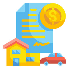 loan flat icon
