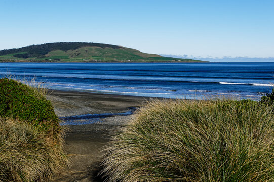 Looking out to Gemstone Beach