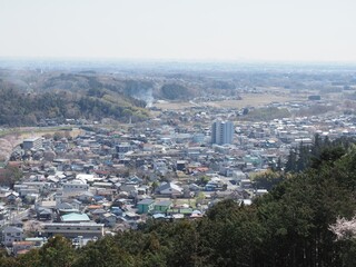 Fototapeta na wymiar Sakuranoyama Park in Ogose Town