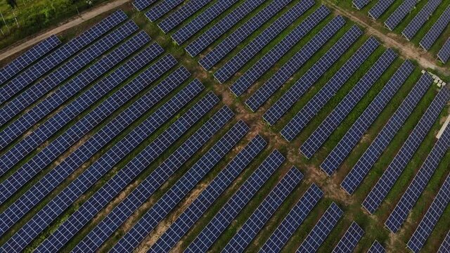 Solar station in Khmelnytskyi in Ukraine