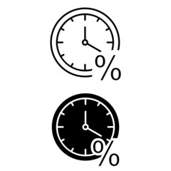 Simple vector icon Set of Discount Related. Sale illustration sign collection. Coupon symbol or logo.
