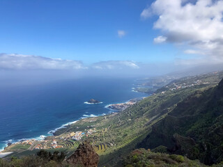 Fototapeta na wymiar Atlantic Ocean View Tenerife Canaries