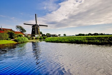 Obraz premium Beautiful windmills in the Netherlands