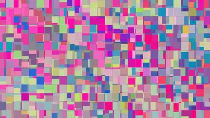 Unique Colorful Abstract Pixel Background