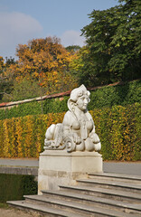 Belvedere Palace complex in Vienna. Austria