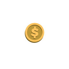 Business Finance Line Icon Coins