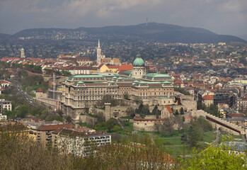 Obraz premium Buda Castle in Budapest. Hungary