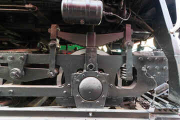 train mechanism inside on wheels