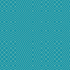 Fototapeta premium Abstract Geometric Pattern generative computational art illustration