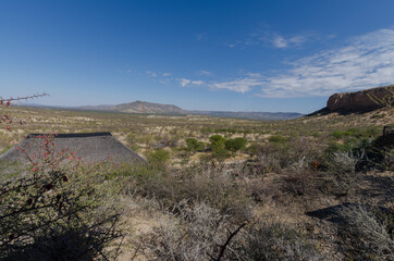 Landschaft in Vingerklip in Südafrika