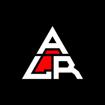 ALR triangle letter logo design with triangle shape. ALR triangle logo design monogram. ALR triangle vector logo template with red color. ALR triangular logo Simple, Elegant, and Luxurious Logo. ALR 