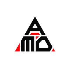 AMQ triangle letter logo design with triangle shape. AMQ triangle logo design monogram. AMQ triangle vector logo template with red color. AMQ triangular logo Simple, Elegant, and Luxurious Logo. AMQ 