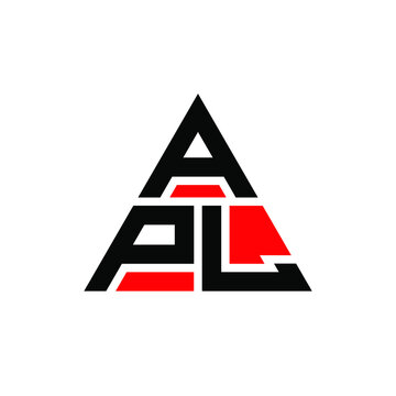 APL triangle letter logo design with triangle shape. APL triangle logo design monogram. APL triangle vector logo template with red color. APL triangular logo Simple, Elegant, and Luxurious Logo. APL 