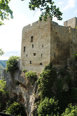 Fototapeta na wymiar Reussenstein Castle ruins in Baden-Wuerttemberg, Germany 