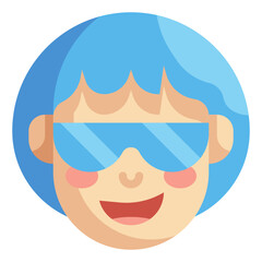 cool flat icon