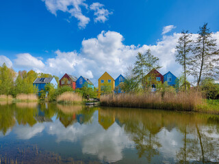 Fototapeta premium De wijk Lanxmeer in Culemborg
