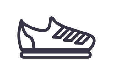 sporty sneaker isolated icon