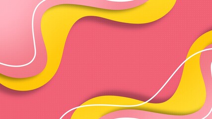 Abstract pink and yellow color background with copy space for text , Creative for , web, page, cover, ad, , card, promotion and content online