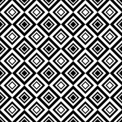 Abstract geometric seamless pattern. Black and white geometric background. Modern pattern. Vector.