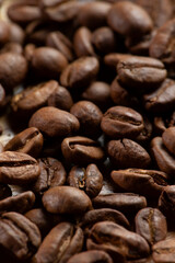 Roasted coffee beans. arabica. Can be used for background.
