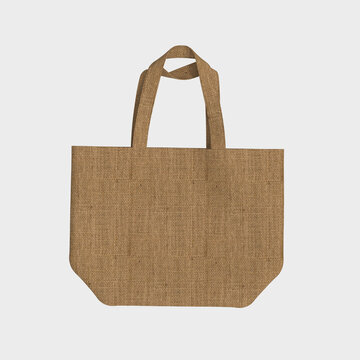 Burlap Jute Bag Mockup Graphic by Aurora Graphics · Creative Fabrica