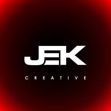 JEK Letter Initial Logo Design Template Vector Illustration