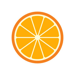 Vector Orange Flat Design Icon