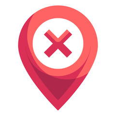 Obraz premium delete flat icon