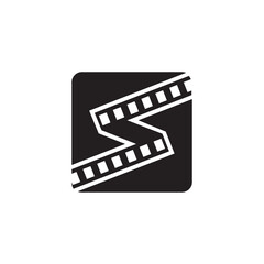 Fototapeta na wymiar Film production house logo design template