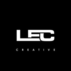 LEC Letter Initial Logo Design Template Vector Illustration