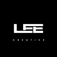 LEE Letter Initial Logo Design Template Vector Illustration - obrazy, fototapety, plakaty