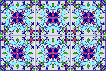 Ethnic pattern for textile, geometry shape with colorful retro art. Aztec, bohemian, motif, african, ikat, native art of seamless decoration wallpaper background. Vector of geometric culture tile.