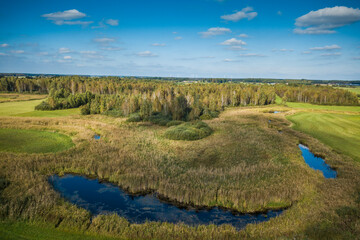 Landscape with the Biebrza from the Polish Podlasie