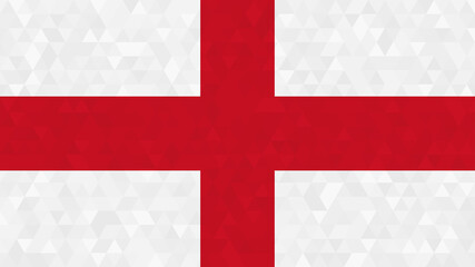 Obraz premium Flag of england. Geometric background