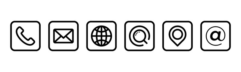 Vector graphic of web icon collection