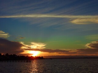 Naklejka premium Beautiful skies