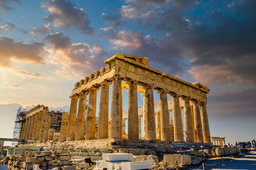 Obraz premium Iconic view of the Acropolis of Athens, Greece