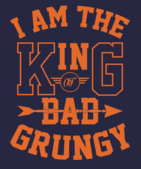 I am the king of bad typography grungy