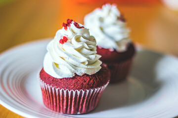 Red Velvet cupcake, dessert